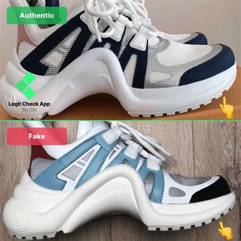 louis vuitton archlight real vs fake